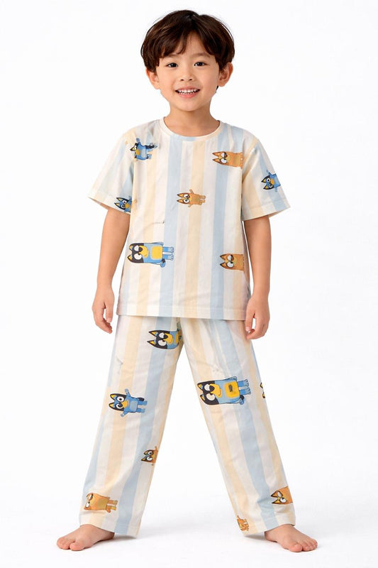 Ultra-Soft Organic Cotton 2-Piece Pajama Set - cartoon Dreams