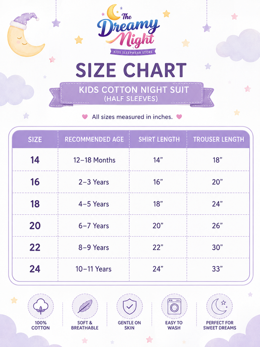 Butterfly Dreams Kids Cotton Night Suit – Pink Butterfly Print Pajama Set